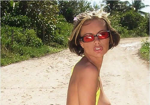 Crissy Moran - Tiny Yellow Bikini