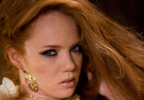 Heather Carolin - Sexy Redhead Stripping
