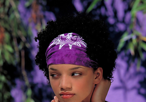 Gia LaShay Busty Ebony Goddess Royally Hot in Purple